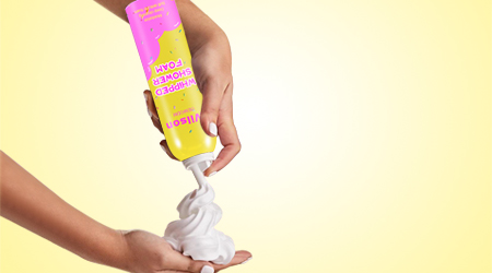 Zdieľanie zásielok sprchovej peny